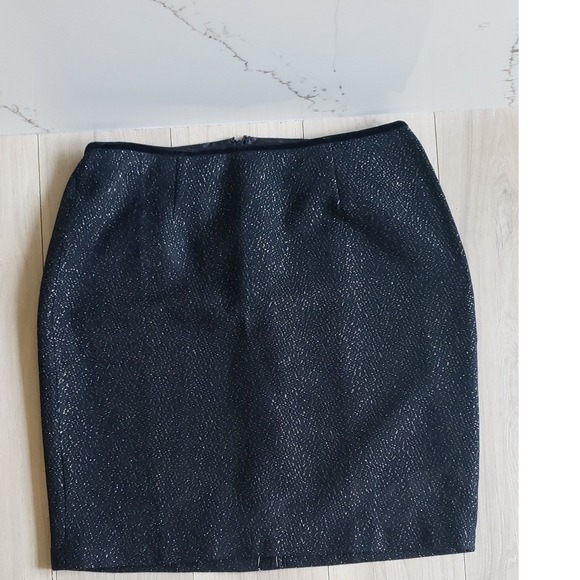 Talbots Skirts Bundle Women's 18 Black Floral Pencil Midi Skirt Lot 2 Career - Picture 6 of 7